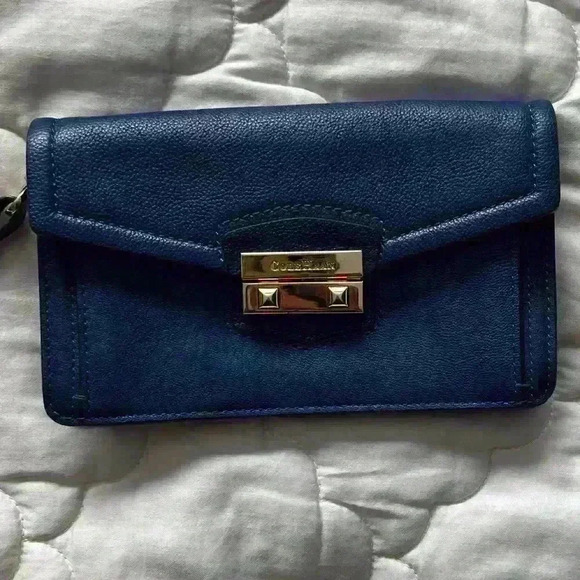 Cole Haan  Women’s Clutch -dark blue - Picture 3 of 10